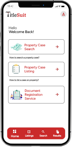 India's First Property Case Search